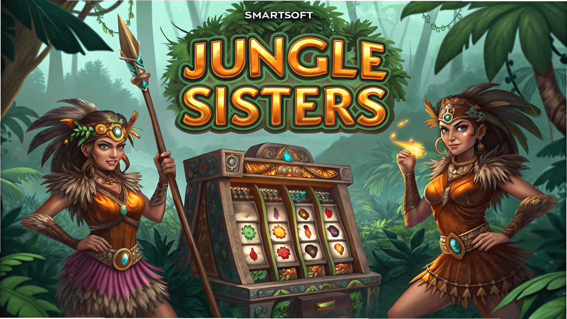 Jungle Sisters Slot Petualangan Eksotis Penuh Kejutan dari Smartsoft